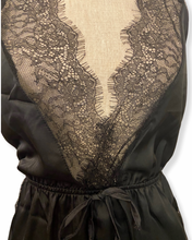 Charger l&#39;image dans la galerie, Deep V Side Split Nightdress Silky Lace
