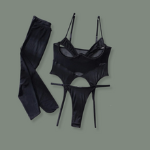 Load image into Gallery viewer, Mesh Body Suite with Cut Outs and Socks | Fall Collection 2023
