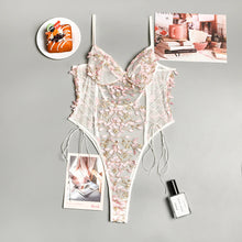 Charger l&#39;image dans la galerie, teddy lingerie Anissa Atelier Teddy Lingerie Sexy Underwear Corset Lace Mesh one-piece Body
