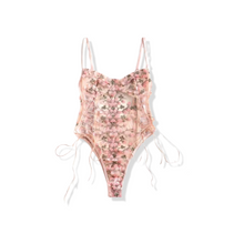 Load image into Gallery viewer, teddy lingerie Anissa Atelier Teddy Lingerie Sexy Underwear Corset Lace Mesh one-piece Body
